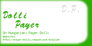 dolli payer business card